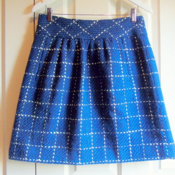 Anthropologie Maeve "Converging Bits" Wool Skirt Size 6 Unworn - Picture 1 of 8